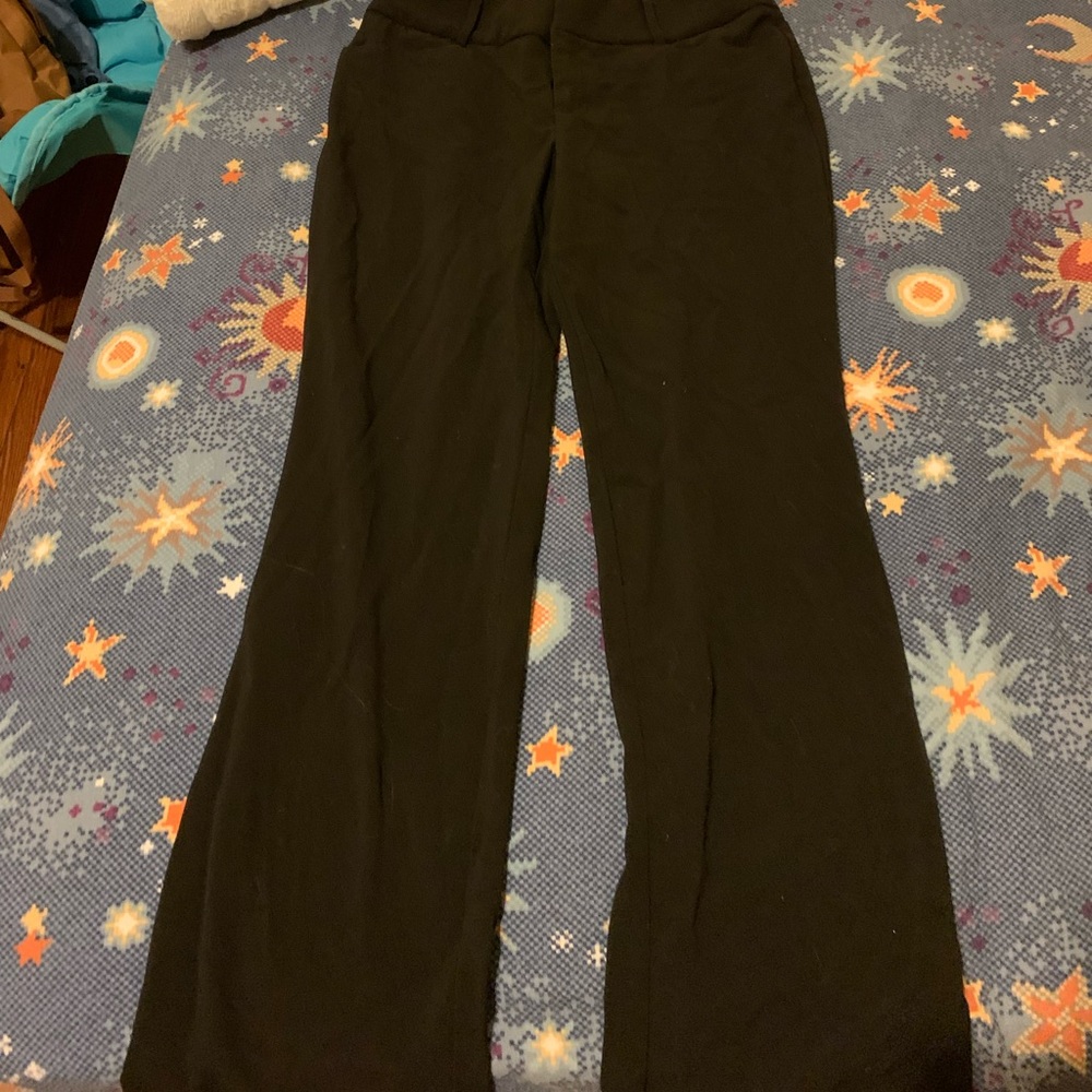 black slacks